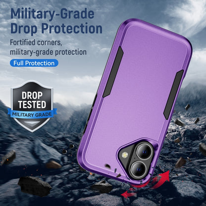 For iPhone 16 Plus Pioneer Armor Heavy Duty PC + TPU Phone Case(Purple+Black) - iPhone 16 Plus Cases by buy2fix | Online Shopping UK | buy2fix