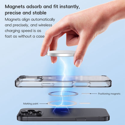 For iPhone 16 Pro Max Crystal Clear MagSafe Magnetic Phone Case(Transparent) - iPhone 16 Pro Max Cases by buy2fix | Online Shopping UK | buy2fix