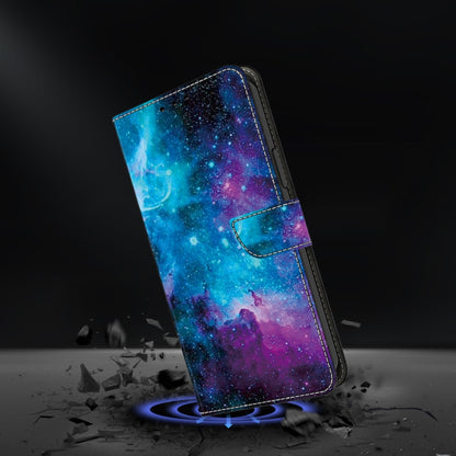 For iPhone 16 Plus Crystal Painted Leather Phone case(Starry Sky) - iPhone 16 Plus Cases by buy2fix | Online Shopping UK | buy2fix