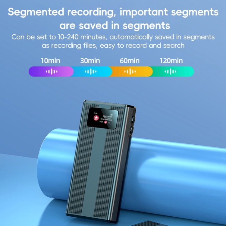 ZD42B Magnetic Sound Control Smart Noise Reduction Voice Recorder, Memory:16GB(Black) - Recording Pen by buy2fix | Online Shopping UK | buy2fix