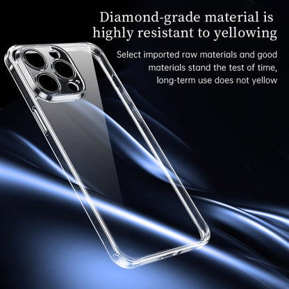 For iPhone 16 Pro Max SULADA TPU Frame Tempered Glass Transparent Phone Case(Black) - iPhone 16 Pro Max Cases by SULADA | Online Shopping UK | buy2fix