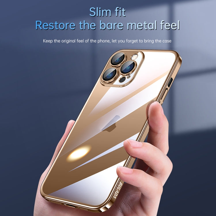 For iPhone 16 Plus SULADA JINGJIA Series Lens Protector Hard PC Phone Case(Silver) - iPhone 16 Plus Cases by SULADA | Online Shopping UK | buy2fix