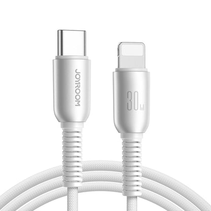 JOYROOM S-A51 Cutting-Edge Series 3A Fast Charging Data Cable, Type-C to 8 Pin Cable, Length: 1.2m(Light Gray) - 2 in 1 Cable by JOYROOM | Online Shopping UK | buy2fix