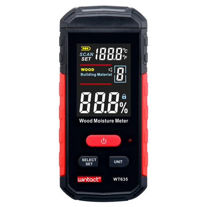 Wintact WT635 Wood Moisture Meter with 10 Gears - PH & Moisture Meter by Wintact | Online Shopping UK | buy2fix