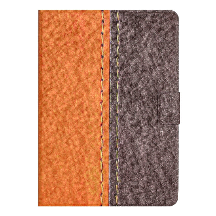 For iPad Pro 11 2024 Stitching Solid Color Flip Leather Smart Tablet Case(Orange) - iPad Pro 11 2024 Cases by buy2fix | Online Shopping UK | buy2fix