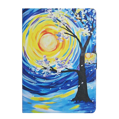 For iPad Pro 11 2024  Colored Drawing Pattern Flip Leather Smart Tablet Case(Starry Sky Tree) - iPad Pro 11 2024 Cases by buy2fix | Online Shopping UK | buy2fix