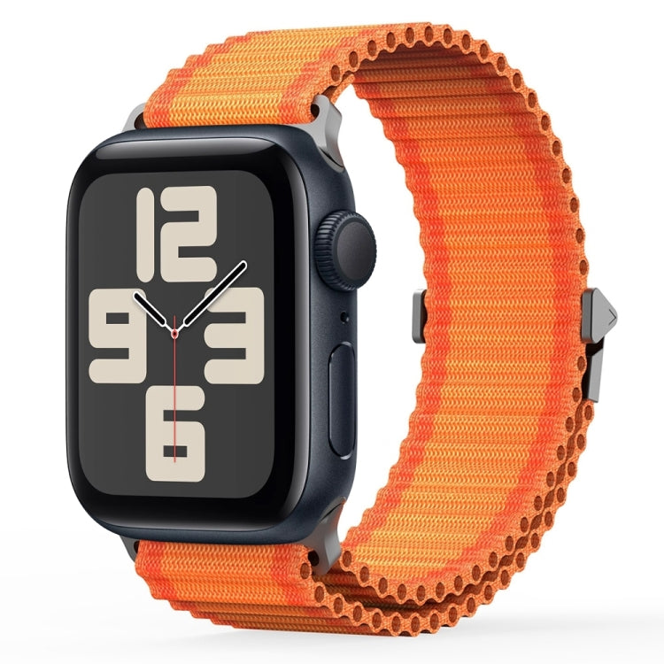 For Apple Watch SE 2023 40mm DUX DUCIS YC Series Ocean Nylon Watch Band(Orange) - Watch Bands by DUX DUCIS | Online Shopping UK | buy2fix