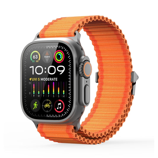 For Apple Watch Ultra 49mm DUX DUCIS YC Series Ocean Nylon Watch Band(Orange) - Watch Bands by DUX DUCIS | Online Shopping UK | buy2fix