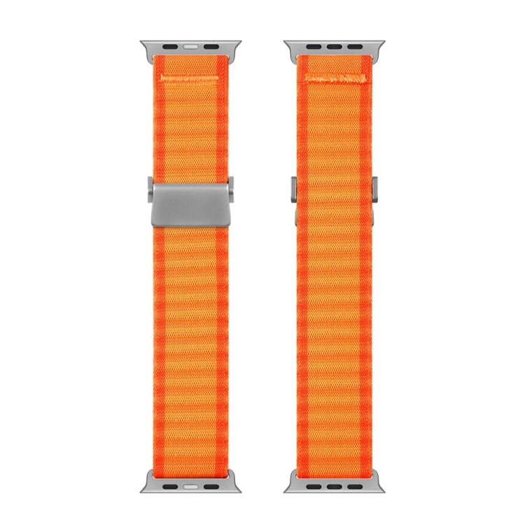 For Apple Watch Series 6 40mm DUX DUCIS YC Series Ocean Nylon Watch Band(Orange) - Watch Bands by DUX DUCIS | Online Shopping UK | buy2fix