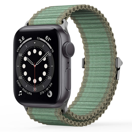 For Apple Watch Series 6 44mm DUX DUCIS YC Series Ocean Nylon Watch Band(Green) - Watch Bands by DUX DUCIS | Online Shopping UK | buy2fix