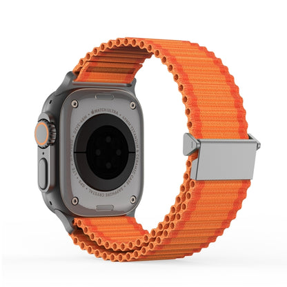 For Apple Watch Series 5 44mm DUX DUCIS YC Series Ocean Nylon Watch Band(Orange) - Watch Bands by DUX DUCIS | Online Shopping UK | buy2fix