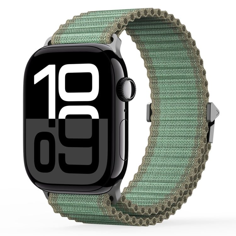 For Apple Watch Series 10 46mm DUX DUCIS YC Series Ocean Nylon Watch Band(Green) - Watch Bands by DUX DUCIS | Online Shopping UK | buy2fix