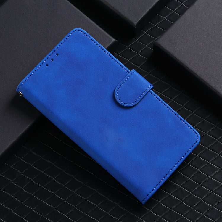 For iPhone 16 Pro Skin Feel Magnetic Flip Leather Phone Case(Blue) - iPhone 16 Pro Cases by buy2fix | Online Shopping UK | buy2fix