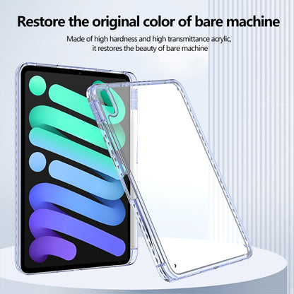 For iPad Air 13 2024 / Pro 12.9 2022 Acrylic Hybrid TPU Tablet Case with Pen Slot(Lavender) - iPad Air 13 2024 Cases by buy2fix | Online Shopping UK | buy2fix