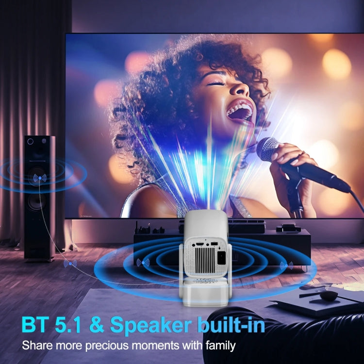 Y7S 720P Android 11 OS Portable Home WiFi Projector with Speaker, CPU:RK3326(EU Plug) - Mini Projector by buy2fix | Online Shopping UK | buy2fix