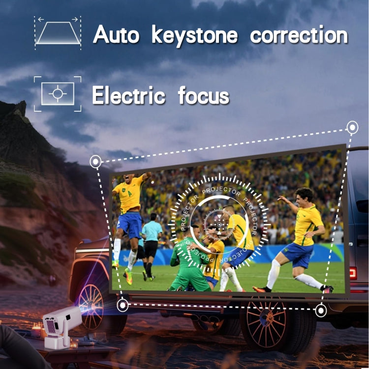 Y7S 720P Android 11 OS Portable Home WiFi Projector with Speaker, CPU:RK3326(UK Plug) - Mini Projector by buy2fix | Online Shopping UK | buy2fix