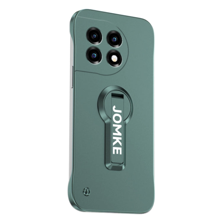 For OnePlus 11 Baking Varnish 360 Rotate Holder No Frame PC Phone Case(Green) - OnePlus Cases by buy2fix | Online Shopping UK | buy2fix