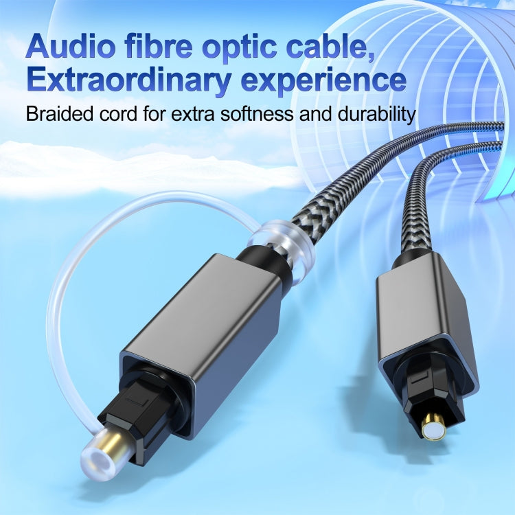 OD5.0mm Toslink Male to Male Digital Optical Audio Cable, Length:1.8m - Audio Optical Cables by buy2fix | Online Shopping UK | buy2fix