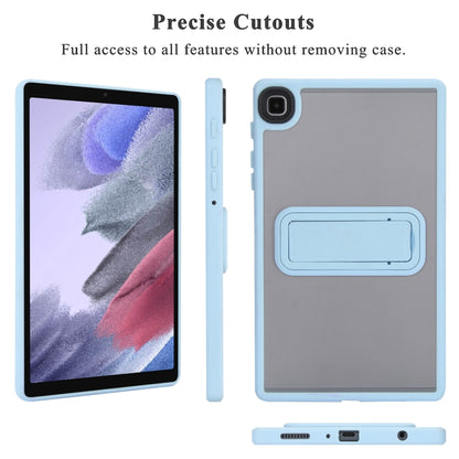 For Samsung Galaxy Tab A9 Skin Feel Holder PC Hybrid TPU Tablet Case(Light Blue) - Galaxy Tab A9 by buy2fix | Online Shopping UK | buy2fix