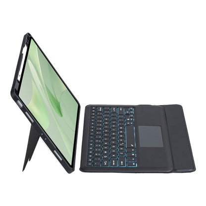 For Huawei MatePad Air 12 2024 Detachable Backlit Bluetooth Keyboard Leather Case with Touchpad(Black) - Huawei Keyboard by buy2fix | Online Shopping UK | buy2fix