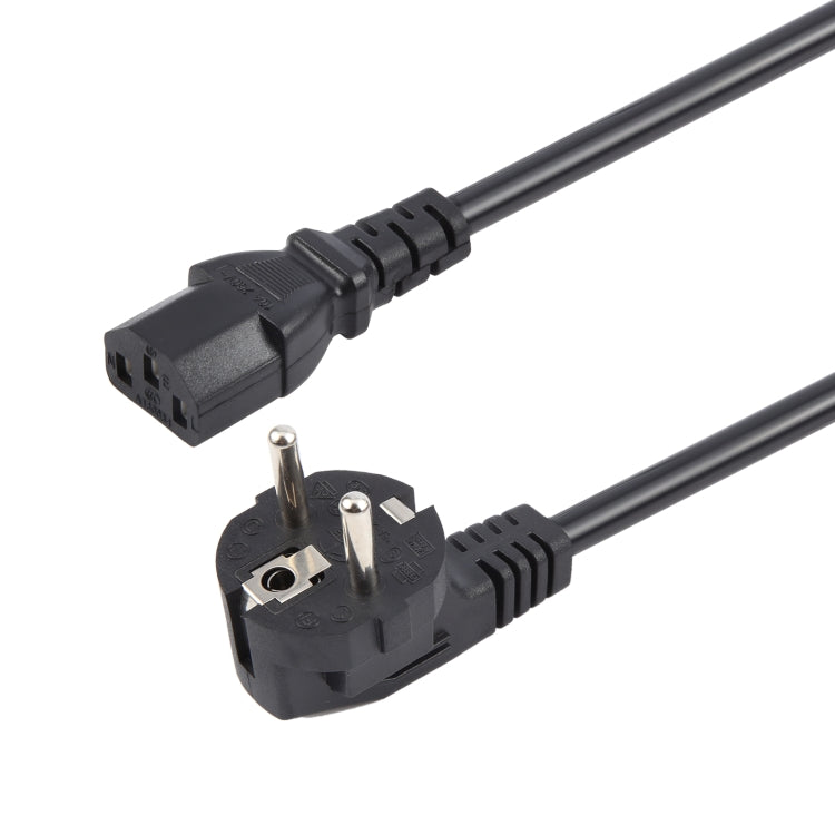 EU Plug Computer PC Power Cord 3 Pin Cable, Length:5m(Black) - Power Cord by buy2fix | Online Shopping UK | buy2fix