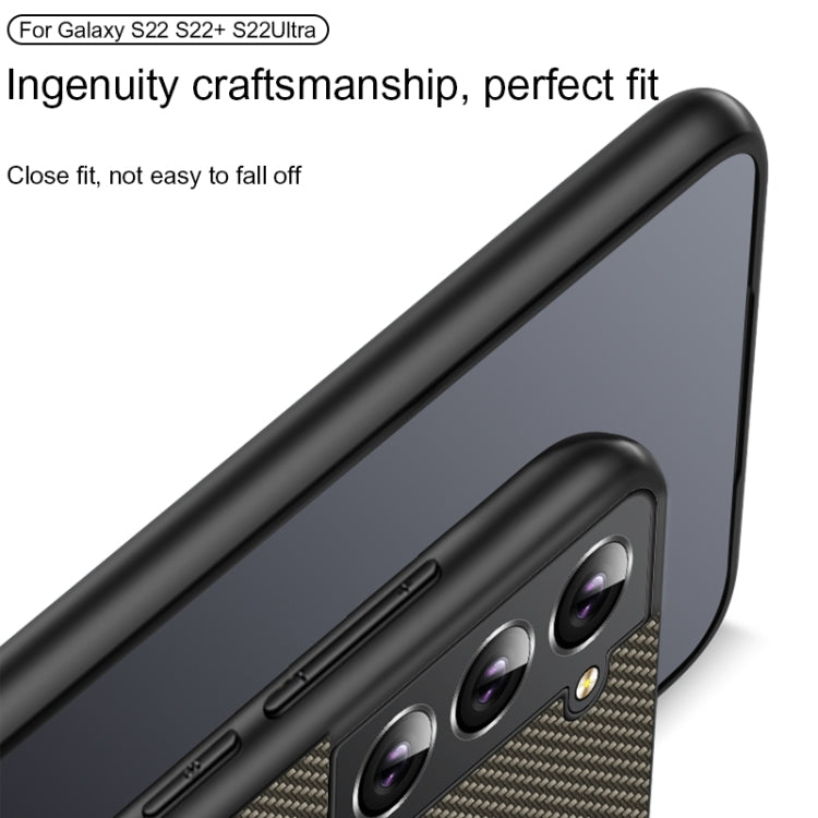 For Samsung Galaxy S25 5G Carbon Fiber Texture Printing Phone Case(Gold) - Galaxy S25 5G Cases by buy2fix | Online Shopping UK | buy2fix