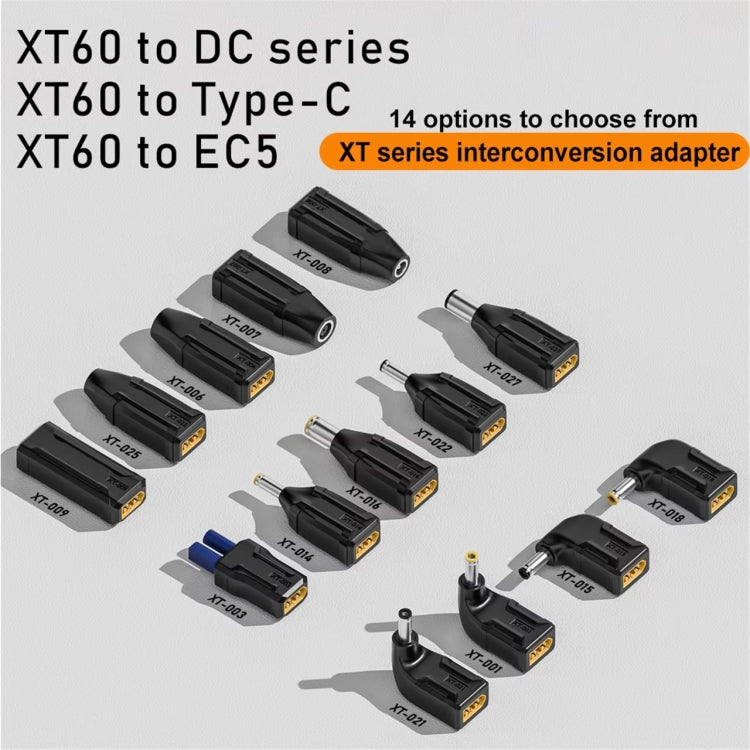 XT-005 XT60 to 5.5x2.1 Interchange Adapter - Universal Power Adapter by buy2fix | Online Shopping UK | buy2fix