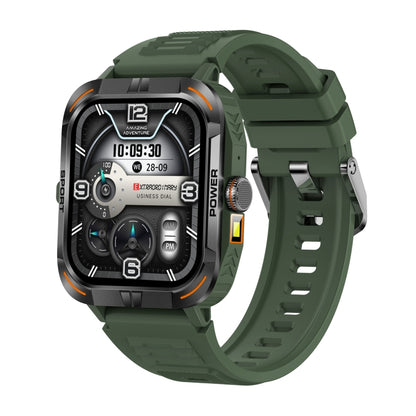 ZW69 1.97 inch AMOLED Outdoor Sports BT Call Smart Watch, Blood Oxygen / Heart Rate / Remote Photography / Sleep monitoring(Green) - Smart Wristbands by buy2fix | Online Shopping UK | buy2fix