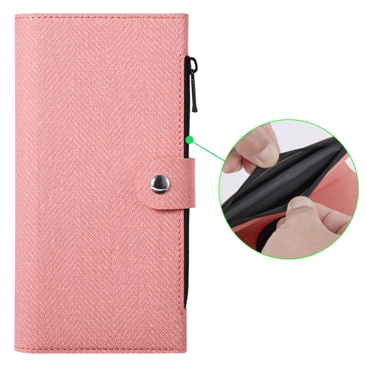 For iPhone 16 Pro Max ViLi GBS-C Series MagSafe Magnetic RFID Leather Flip Phone Case(Pink) - iPhone 16 Pro Max Cases by ViLi | Online Shopping UK | buy2fix