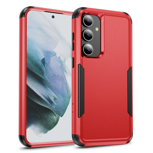 For Samsung Galaxy S25+ 5G TPU + PC Shockproof Protective Phone Case(Red + Black) - Galaxy S25+ 5G Cases by buy2fix | Online Shopping UK | buy2fix