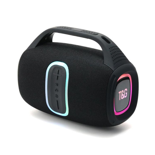 T&G TG674 TWS Outdoor Portable Wireless Bluetooth Speaker with RGB Light(Black) - Desktop Speaker by T&G | Online Shopping UK | buy2fix