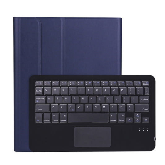 A098B-A Detachable ABS Ultra-thin Bluetooth Keyboard + TPU Tablet Case for iPad Air 4 10.9 inch (2020), with Stand & Pen Slot & Touch(Dark Blue) - For iPad Air by buy2fix | Online Shopping UK | buy2fix