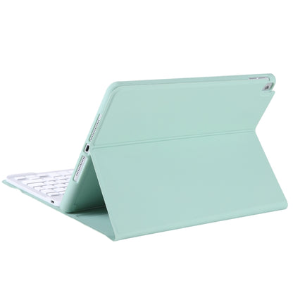 T098B Integrated Ultra-thin Candy Colors Bluetooth Keyboard Tablet Case for iPad Air 4 10.9 inch (2020), with Stand & Pen Slot(Light Green) - For iPad Air by buy2fix | Online Shopping UK | buy2fix