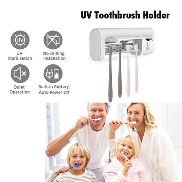 YJK086 Smart Home UV Ultraviolet Toothbrush Sterilizer (White) - Toothbrush Sanitizer by buy2fix | Online Shopping UK | buy2fix