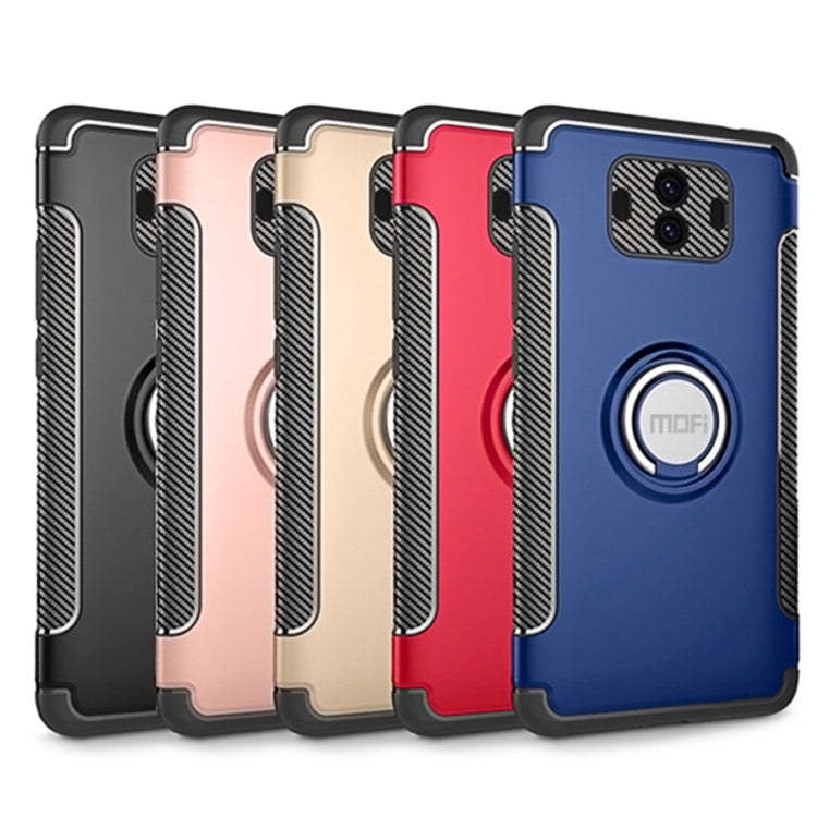 MOFI for  Mysterious Series Huawei Mate 10 Shockproof Protective Back Cover Case with Magnetic Rotatable Ring Holder (Red) - Huawei Cases by MOFI | Online Shopping UK | buy2fix