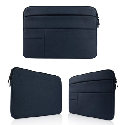 Universal Multiple Pockets Wearable Oxford Cloth Soft Portable Leisurely Laptop Tablet Bag, For 15.6 inch and Below Macbook, Samsung, Lenovo, Sony, DELL Alienware, CHUWI, ASUS, HP (navy) - 15.6 - 17 inch by buy2fix | Online Shopping UK | buy2fix