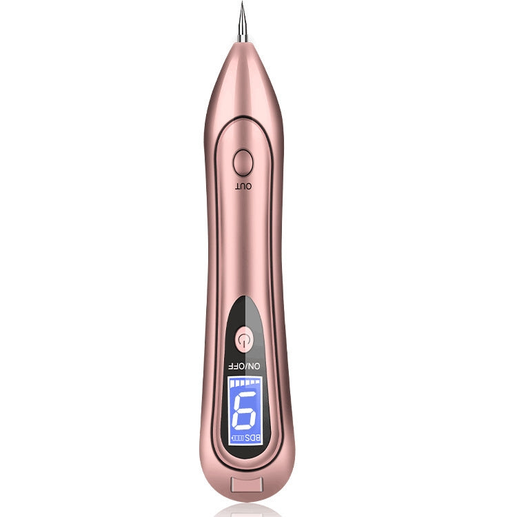 SONGSUN X2 Professional Portable Skin Spot Tattoo Freckle Removal Machine Mole Dot Removing Laser Plasma Beauty Care Pen with LCD Display Screen & 9 Gears Adjustment(Rose Gold) - Beauty Instrument by buy2fix | Online Shopping UK | buy2fix