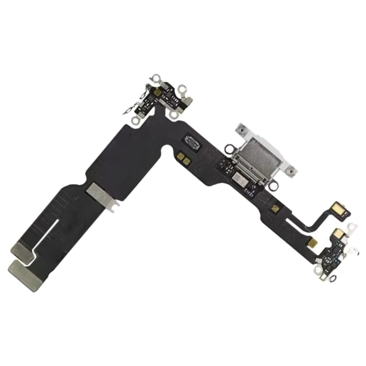 For iPhone 15 Plus Original Charging Port Flex Cable (White) - Flex Cable by buy2fix | Online Shopping UK | buy2fix