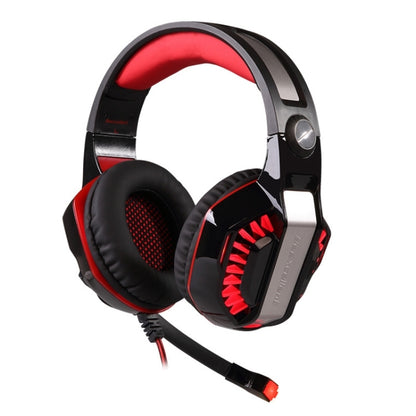 KOTION EACH G2000 Stereo Bass Gaming Headphone with Microphone & LED Light, For PS4, Smartphone, Tablet, Computer, Notebook(Red) - Multimedia Headset by KOTION EACH | Online Shopping UK | buy2fix