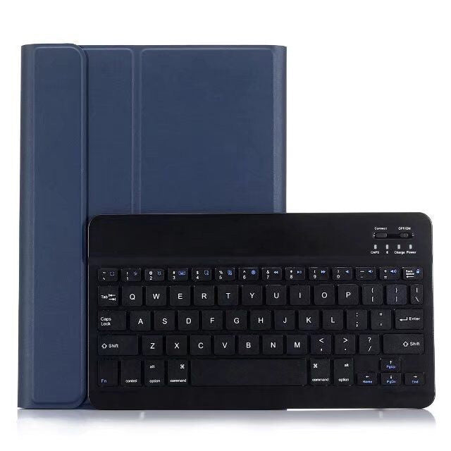 Detachable Bluetooth Keyboard + Horizontal Flip Leather Tablet Case with Holder for iPad Pro 9.7 inch, iPad Air, iPad Air 2, iPad 9.7 inch (2017), iPad 9.7 inch (2018) (Blue) - For iPad Pro by buy2fix | Online Shopping UK | buy2fix