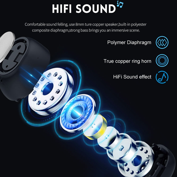 Q2 TWS Bluetooth 5.0 Binaural Stereo Wireless Sports Bluetooth Earphone(White) - TWS Earphone by buy2fix | Online Shopping UK | buy2fix