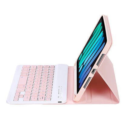 C06B Ultra-thin Candy Colors Bluetooth Keyboard Tablet Case for iPad mini 6, with Stand & Pen Slot (Pink) - For iPad mini by buy2fix | Online Shopping UK | buy2fix