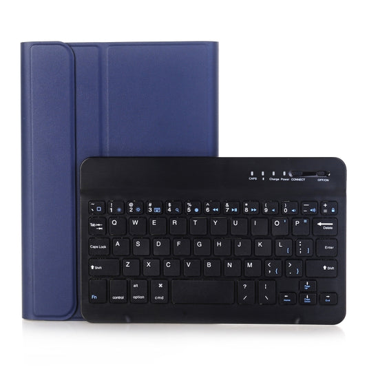 A05B Bluetooth 3.0 Ultra-thin ABS Detachable Bluetooth Keyboard Leather Tablet Case for iPad mini 5 / 4 / 3 / 2, with Holder(Dark Blue) - For iPad mini by buy2fix | Online Shopping UK | buy2fix