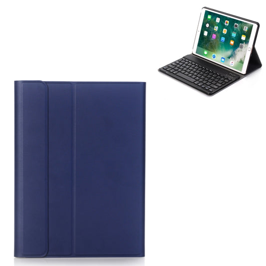 A09 Bluetooth 3.0 Ultra-thin ABS Detachable Bluetooth Keyboard Leather Tablet Case for iPad Air / Pro 10.5 inch (2019), with Holder (Dark Blue) - For iPad Pro by buy2fix | Online Shopping UK | buy2fix