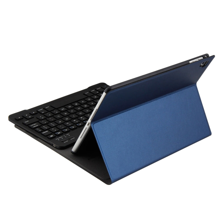 FT-1030 Bluetooth 3.0 ABS Brushed Texture Keyboard + Skin Texture Leather Tablet Case for iPad Air / Air 2 / iPad Pro 9.7 inch, with Three-gear Angle Adjustment / Magnetic / Sleep Function (Blue) - For iPad Pro by buy2fix | Online Shopping UK | buy2fix