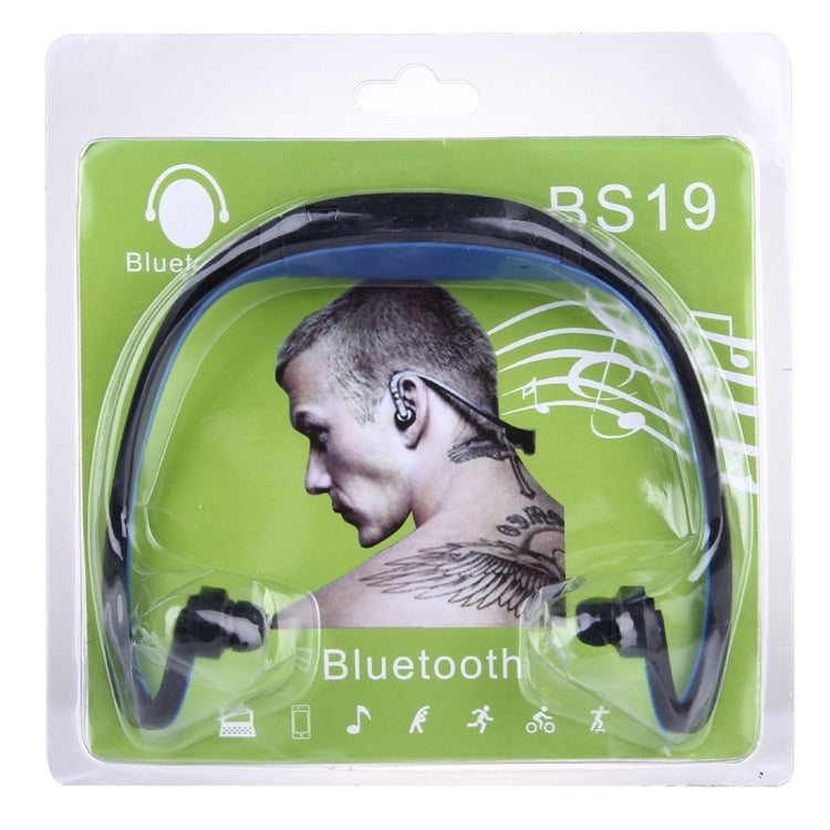 BS19 Life Sweatproof Stereo Wireless Sports Bluetooth Earbud Earphone In-ear Headphone Headset with Hands Free Call, For Smart Phones & iPad & Laptop & Notebook & MP3 or Other Bluetooth Audio Devices(Green) - Sport Earphone by buy2fix | Online Shopping UK | buy2fix