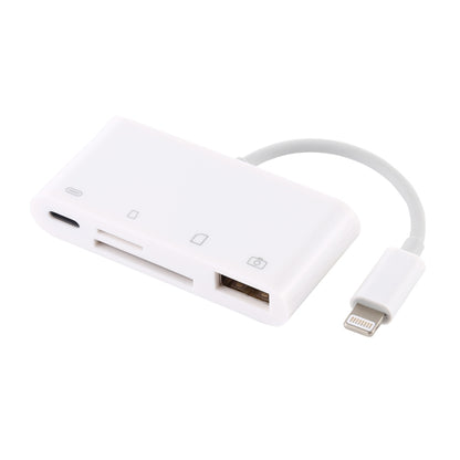 NK-108L 8 Pin to USB + TF Card + SD Card Camera Reader Adapter, Compatible with IOS 9.1 and Above Systems - Converter & Adapter by buy2fix | Online Shopping UK | buy2fix