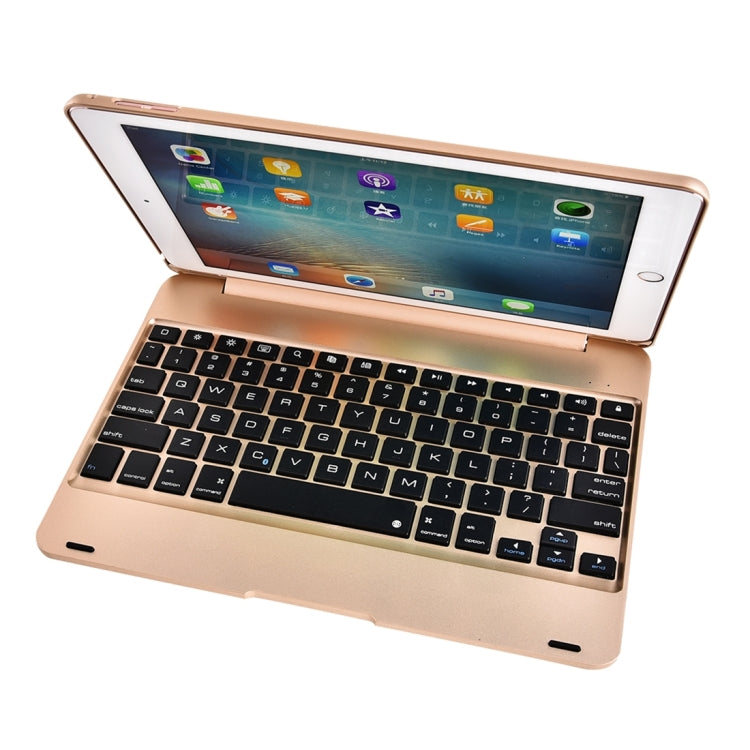 For iPad Pro 9.7 inch / iPAD Air 2 Horizontal Flip Tablet Case + Bluetooth Keyboard(Gold) - For iPad Pro by buy2fix | Online Shopping UK | buy2fix