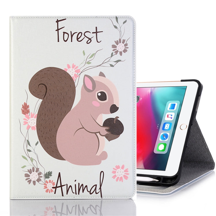 Squirrel Pattern Horizontal Flip Leather Case for iPad Air 11 2024 / iPad Pro 11 inch (2018),with Card Slots & Holder & Wallet & Photo Frame & Pen slot - iPad Pro 11 (2018) Cases by buy2fix | Online Shopping UK | buy2fix