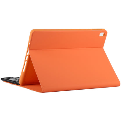 TG11B Detachable Bluetooth Black Keyboard + Microfiber Leather Tablet Case for iPad Pro 11 inch (2020), with Pen Slot & Holder (Orange) - For iPad Pro by buy2fix | Online Shopping UK | buy2fix